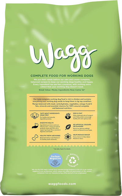 Wagg Active Goodness Dry Adult Dog Food, Chicken & Veg, 12kg
